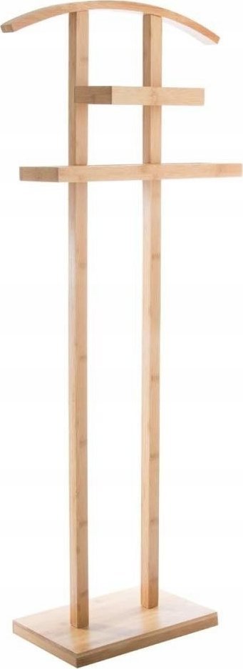 5five Ramínko na obleky a oblečení, 44,5x22x113 cm, bambusový stojan s policí