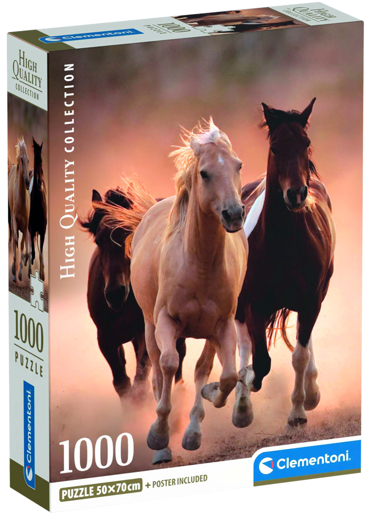Puzzle 1000 Běžící koně
