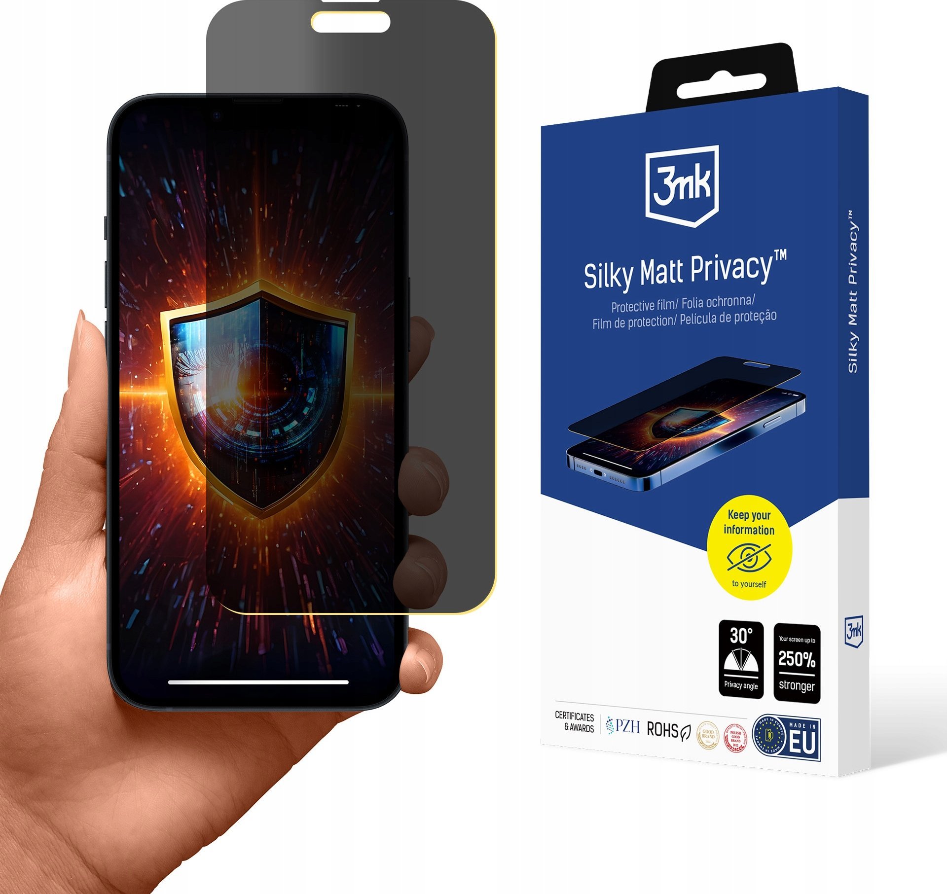 3mk Silky Matt Privacy pro Apple iPhone 15 Pro Max