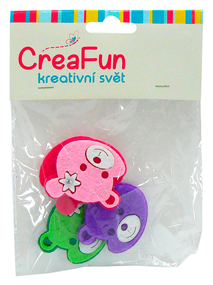 Medveď, 4ks 4,5x 4cm