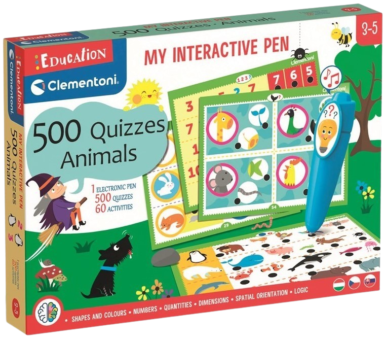 Interaktivní pero - 500 kvízů zvířata