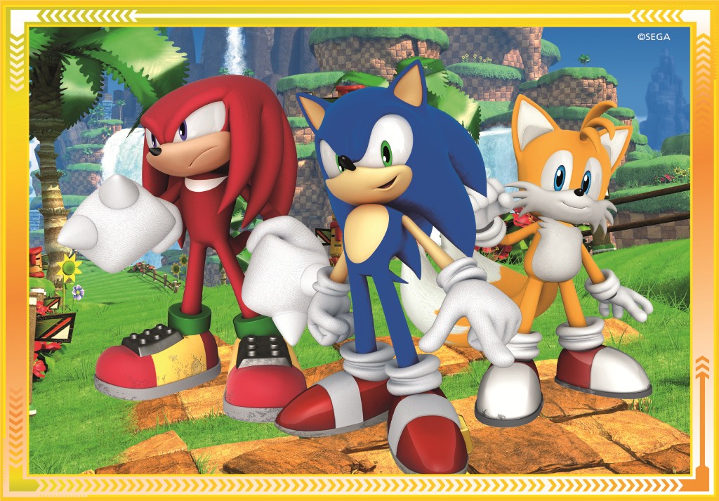 Clementoni Supercolor 4v1 - Sonic, Puzzle