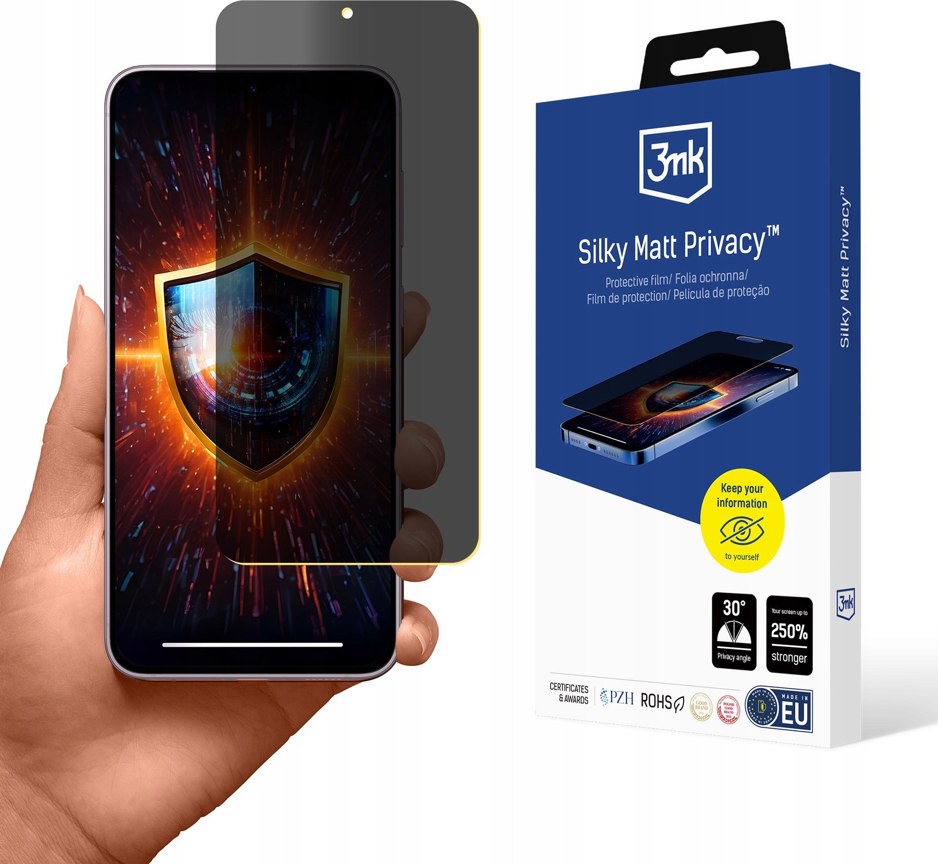 3mk Silky Matt Privacy pro Samsung Galaxy S24+