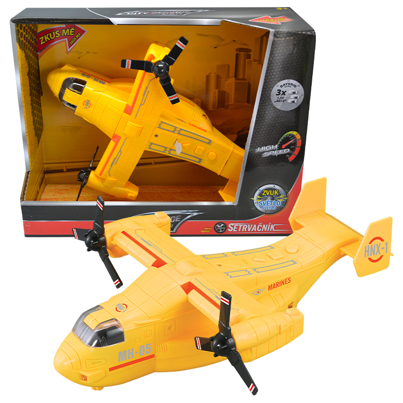 1:16 Lietadlo Osprey žlté