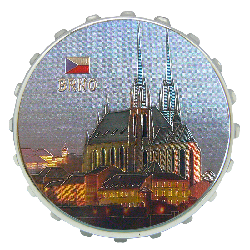 Magnet s otváračom - Brno v noci