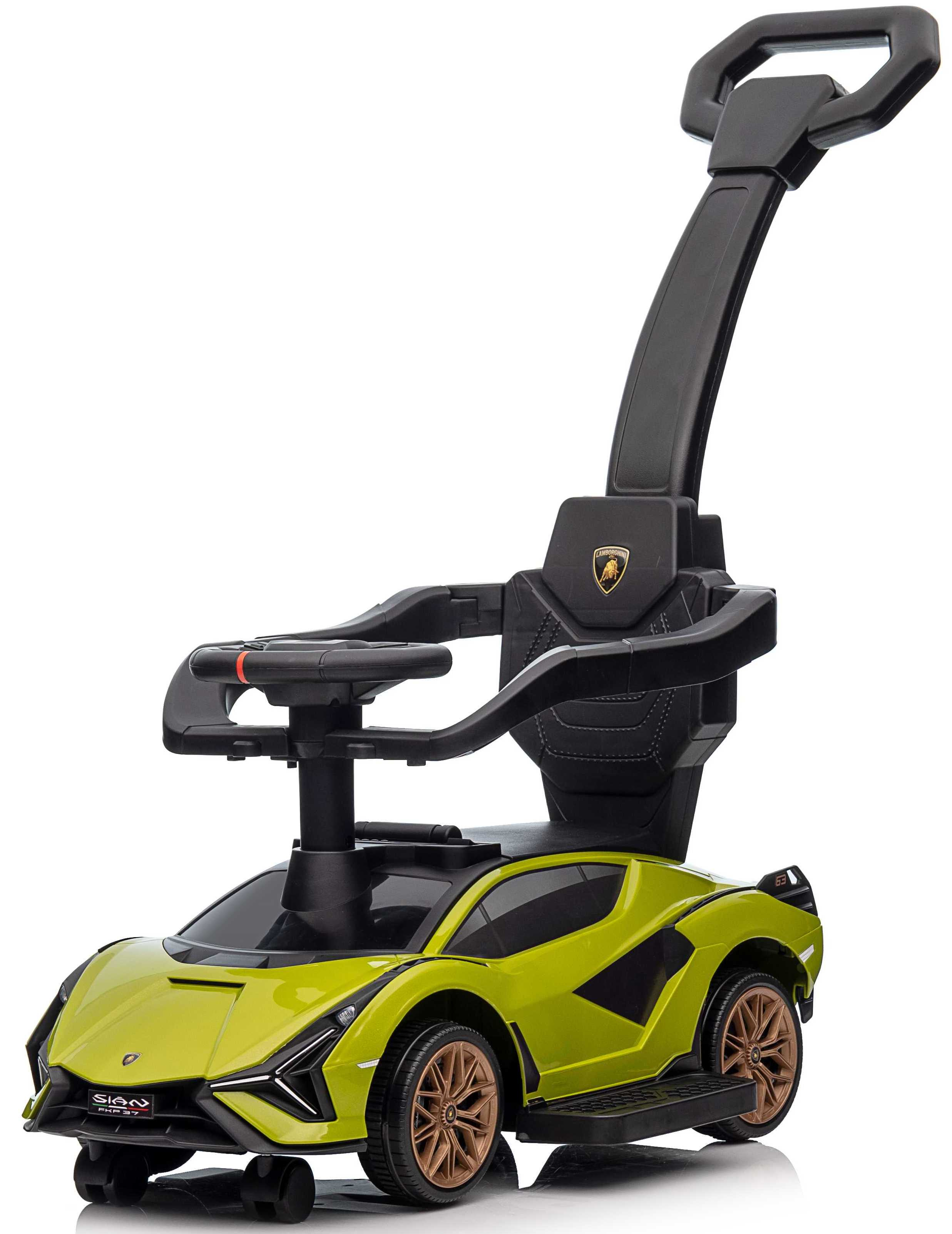 Detské odrážadlo 3v1 Lamborghini Sián FKP 37 zelené