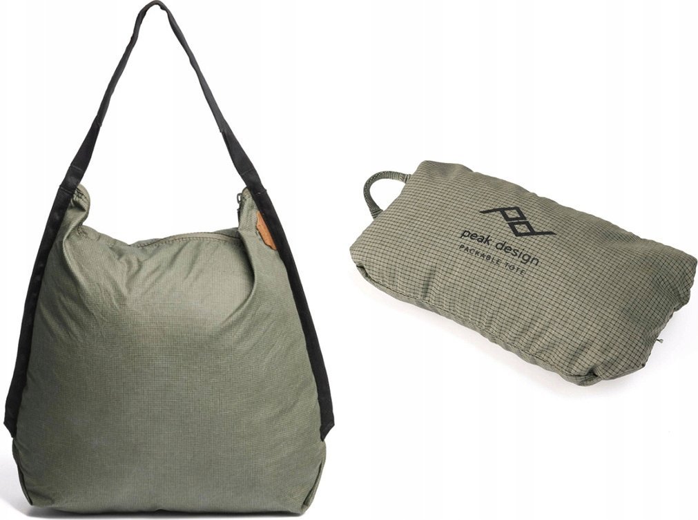 Peak Design Bag PeakDesign Packable Tote Sage - šedozelená