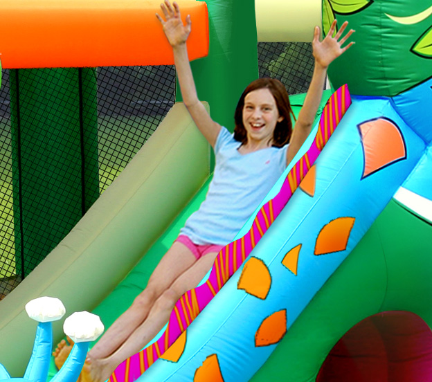 Skákací nafukovací hrad Veselá džungle Žirafa