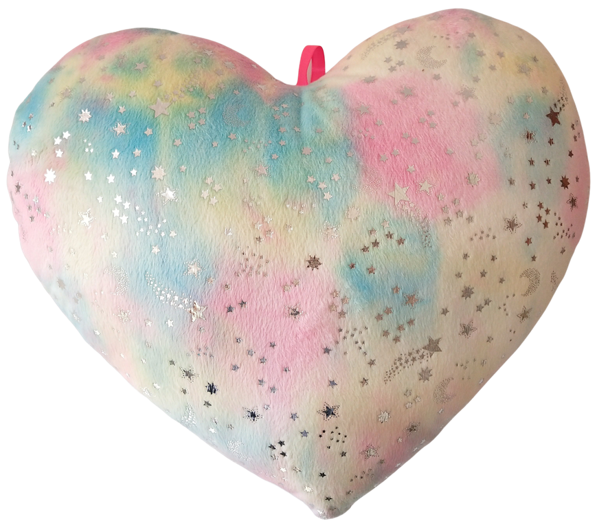 Vankúš Dúhová obloha Srdce 37 cm