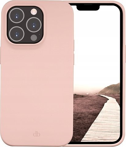 dbramante Kostarika - Silikonový kryt pro iPhone 14 Pro - růžovo-pískový