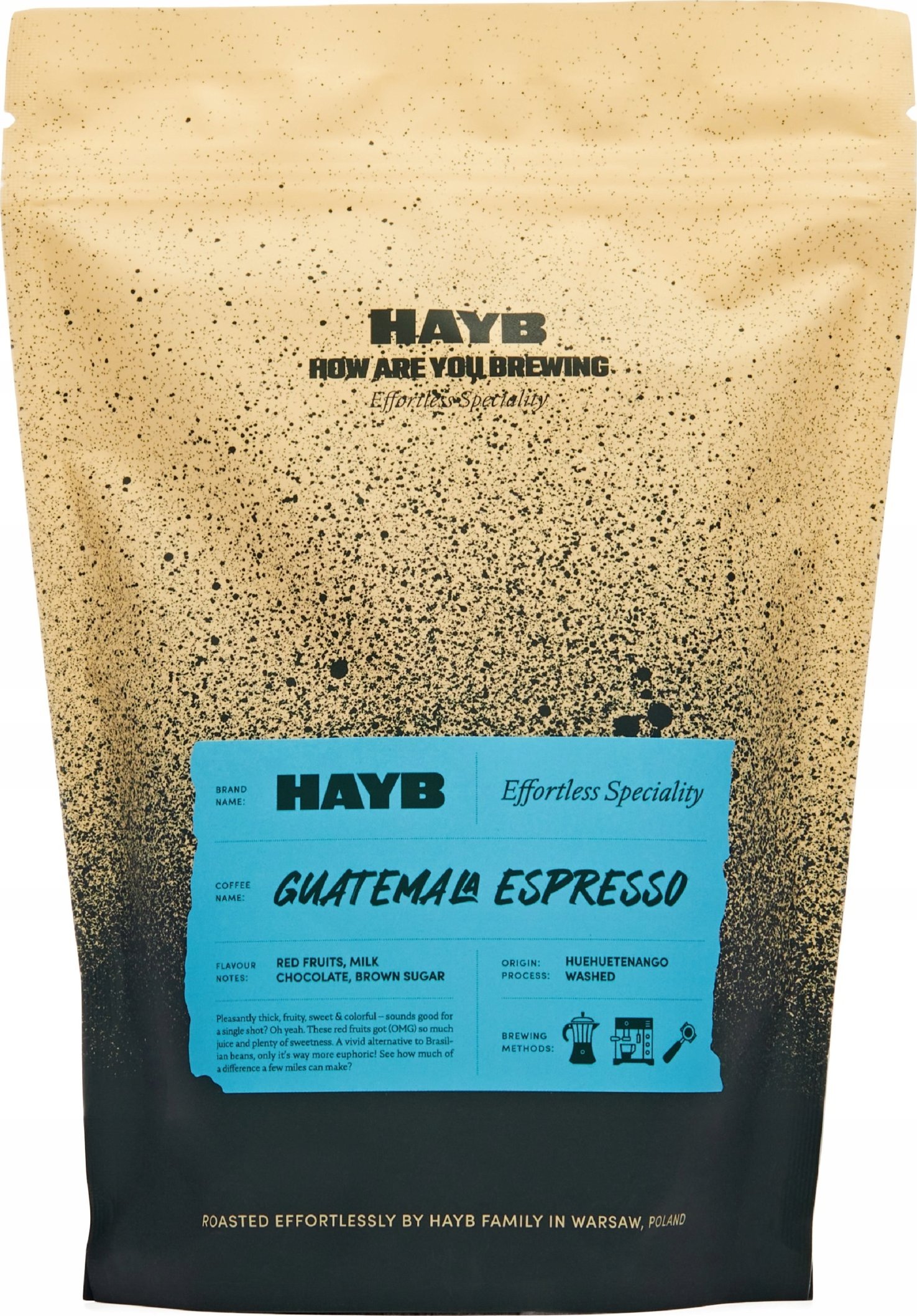 Kávová zrna HAYB - Guatemala Espresso 1kg