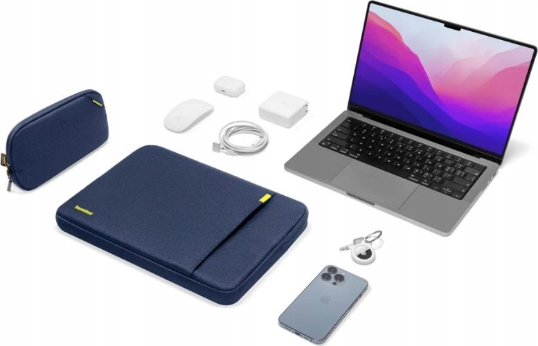 Tomtoc tomtoc Sleeve Kit – 13 MacBook Pro / Air, tmavě modrá