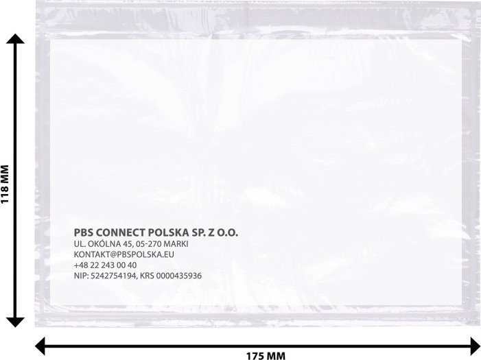 Office Products Kancelářské produkty kurýrní obálka/samolepicí, C6, 500 ks, průhledná