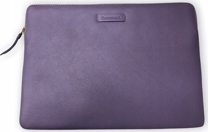 Taška dbramante Paris – Oblázkový celokožený obal pro Laptop 15  /MacBook Pro 16 2016 – Daybreak Purple