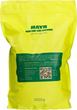 HAYB Kávová zrna HAYB - Přelévací filtr Tropik 1kg