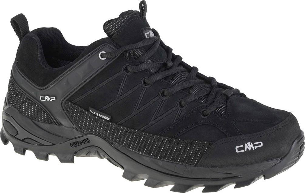 Pánské trekové boty CMP Rigel Low Treking Shoe Wp Nero/Nero vel. 43 (3Q13247-72YF)