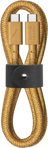 Native Union Kabel USB-C na USB-C 1,2 m žlutý (BELT-C-KFT-2-NP)