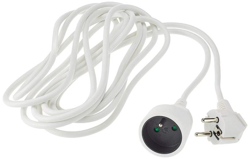 PREMIUMCORD Prodlužovací přívod 230V 7m, 1 zásuvka (M/F)