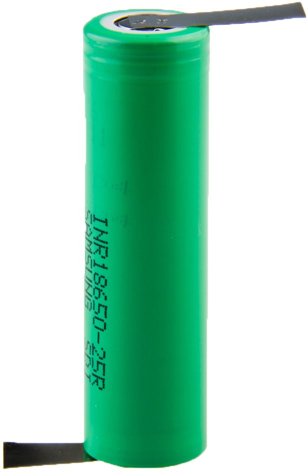 Nabíjecí průmyslová baterie 18650 Samsung 2500mAh 3,7V Li-Ion s vývody do Z