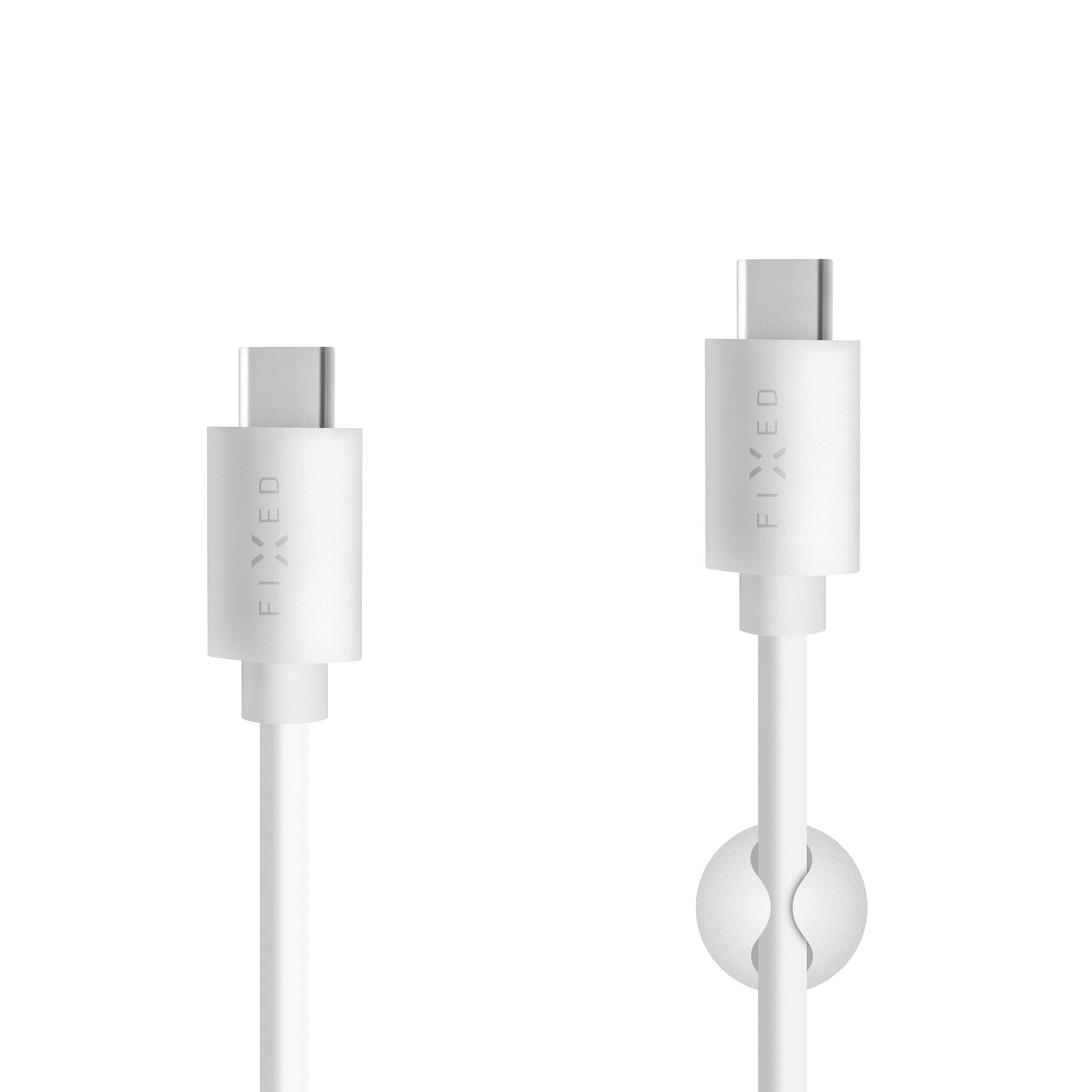 Fixed kabel USB-C/USB-C 2m, FIXD-CC2M-WH