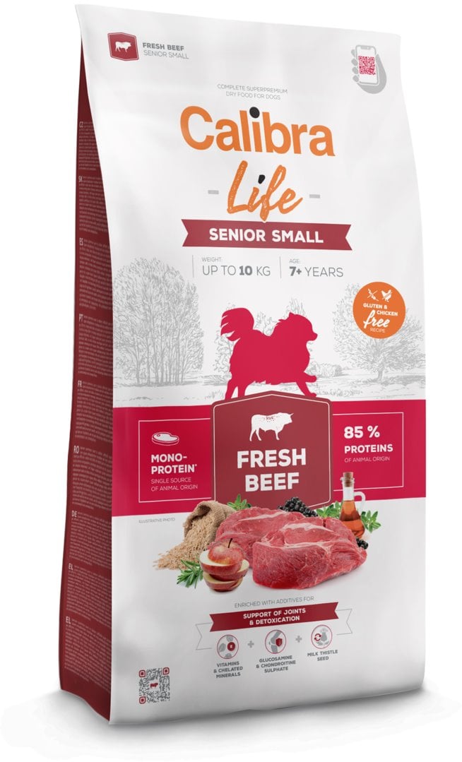 Calibra Dog Life Senior Small Fresh Beef 1,5kg granule pro psy