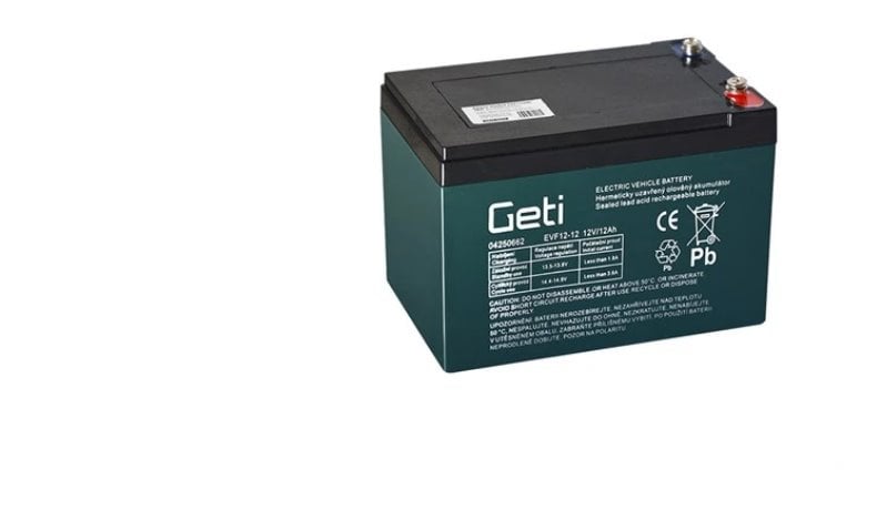 Baterie olověná 12V 12Ah GETI pro elektromotory