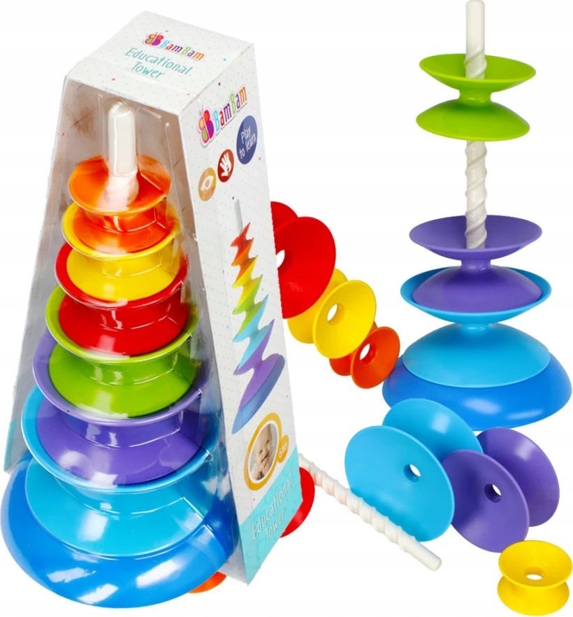 BamBam BAM BAM PIRAMIDKA EDUK 4V1 21X36X17 WB 24