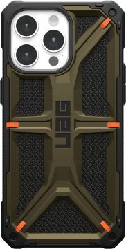 Pouzdro UAG  Monarch pro iPhone 15 Pro Max - zelený kevlar