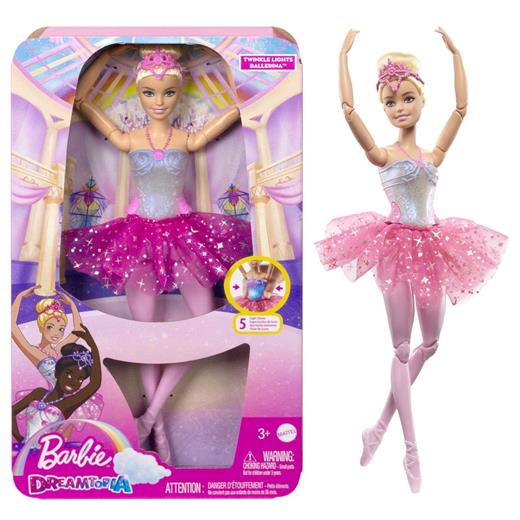 Panenka Barbie Mattel Panenka Barbie Ballerina Magic Lights Blonde panenka HLC25