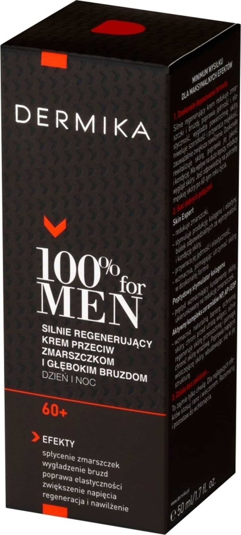 Dermika DERMIKA 100% pro muže Silně regenerační krém proti vráskám a hlubokým brázdám 60+ den/noc 50 ml