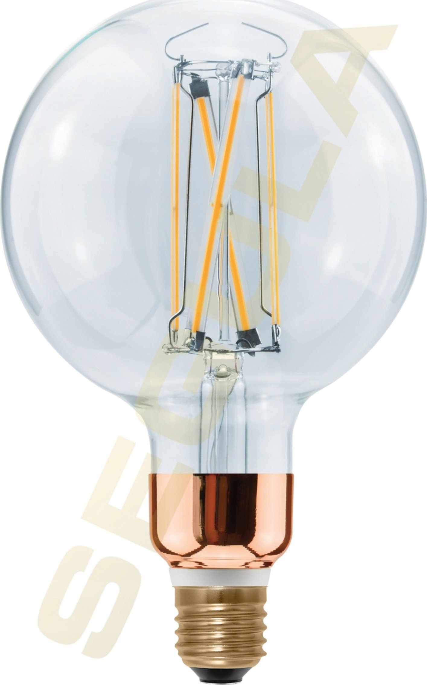 Segula  LED Globe 125 Vysoký jas čirý E27 14W 1900K stm.