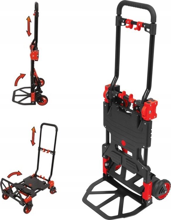 Yato vozík na nářadí YATO SKLÁDACÍ SKLADOVÝ VOZÍK 2V1 137kg