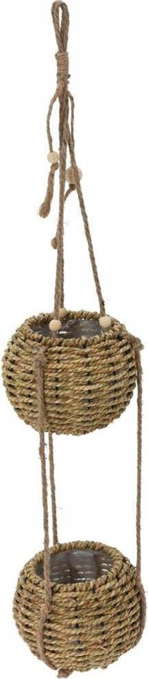 Home Styling Collection Kolekce pro styling domácnosti Závěsný květináč pro dvě květiny, 72 cm
