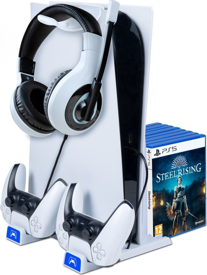 BigBen Stojan BIG BEN PS5/PS5 Slim s nabíječkou pro DualSense