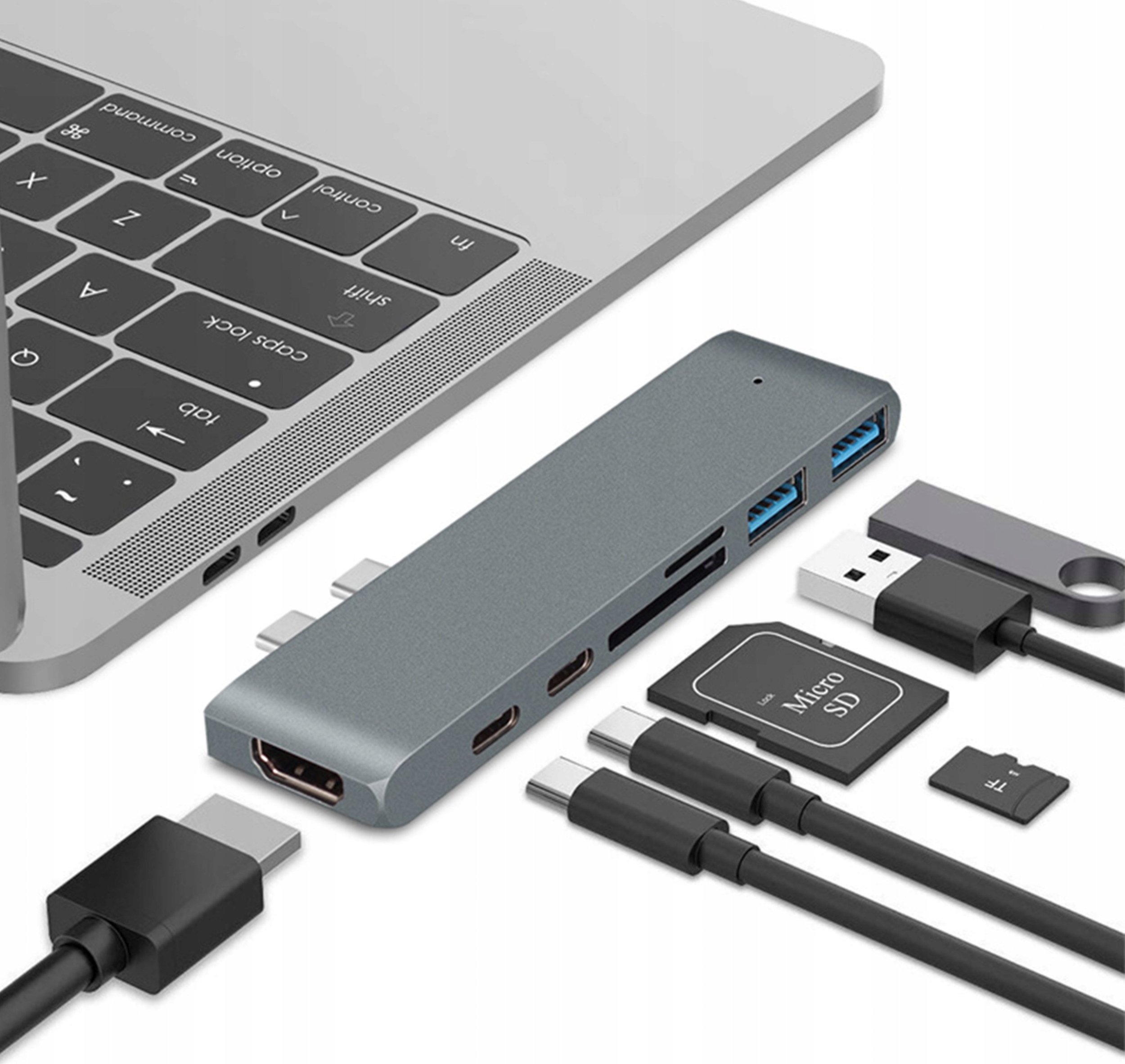 NoName USB HUB USB HUB Splitter pro MacBOOK AJH-712