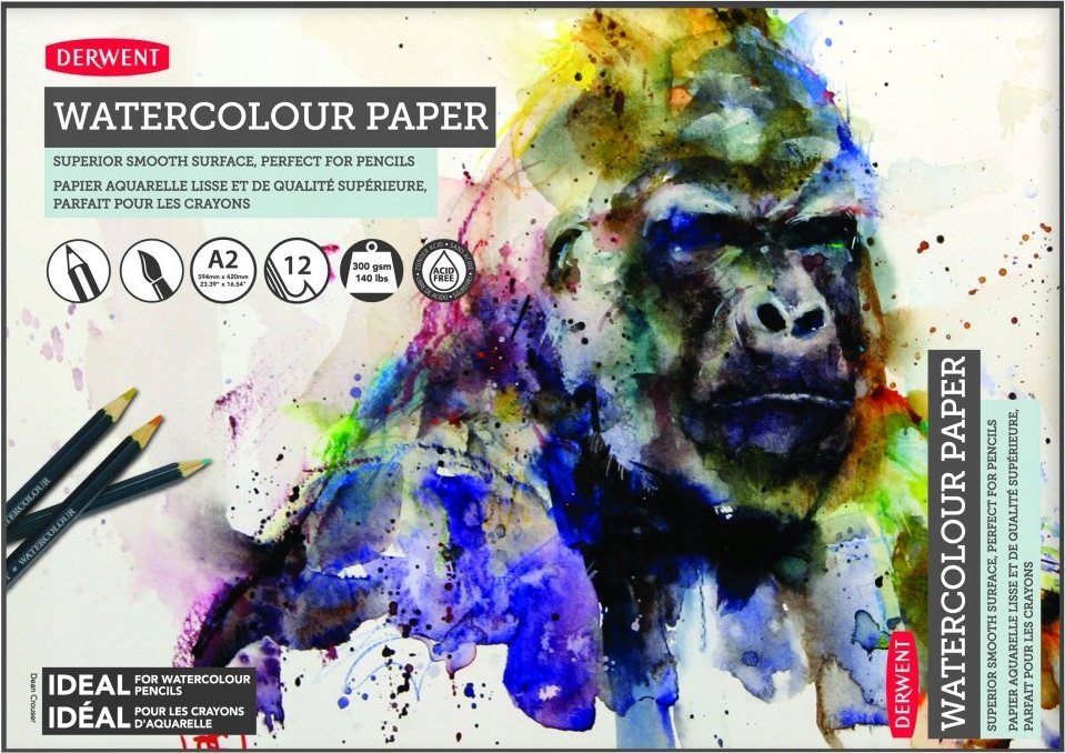 Derwent D:Aquarell Paper A2 Watercolor Pad