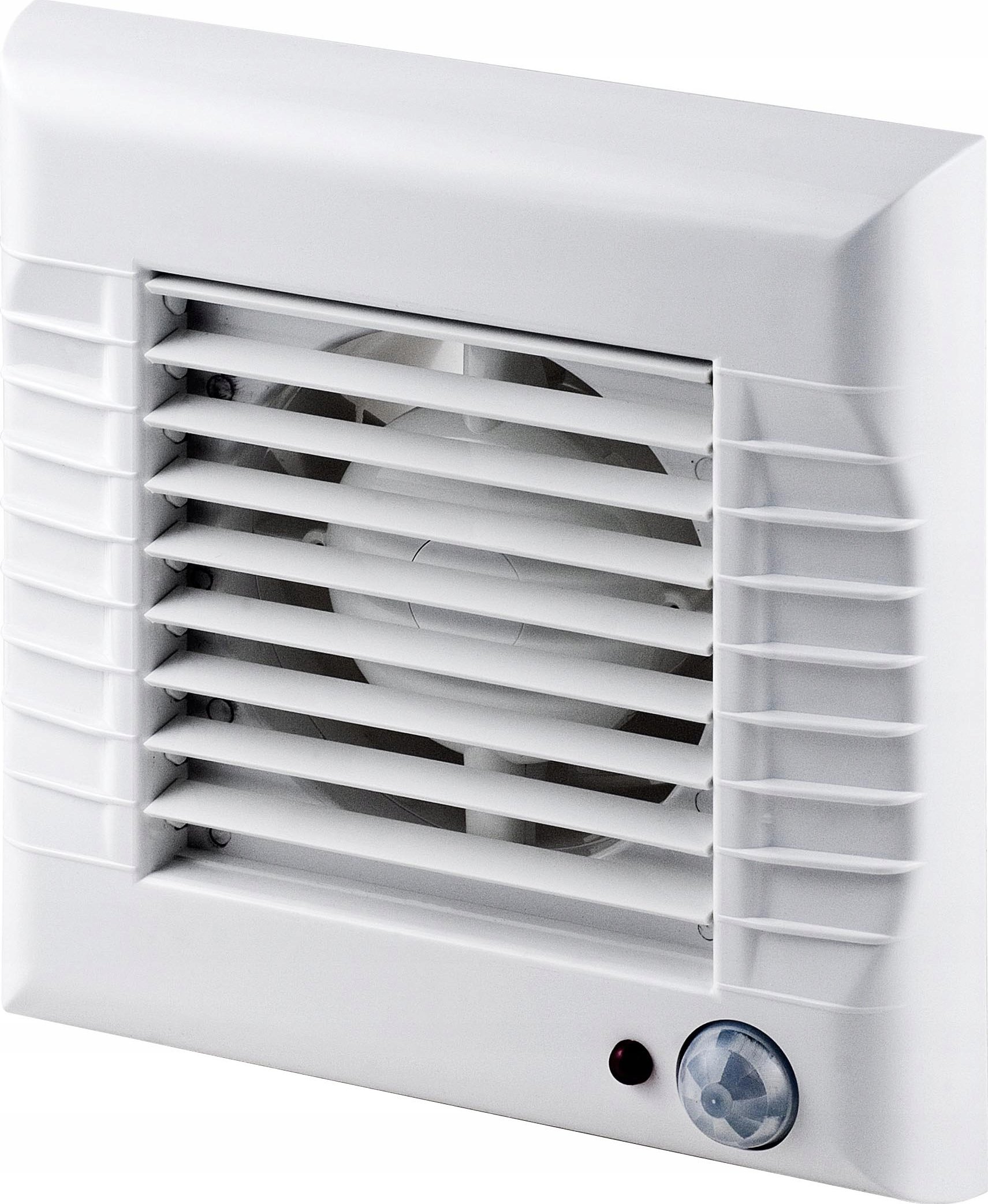 AWENTA A-MATIC koupelnový odtahový ventilátor Awenta WM100R fi100mm 98m3/h 10W 230V s automatickou uzávěrkou bílá