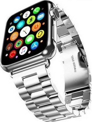 Mercury Mercury řemínek kovový Apple Watch 42/44/45 mm stříbrný/stříbrný