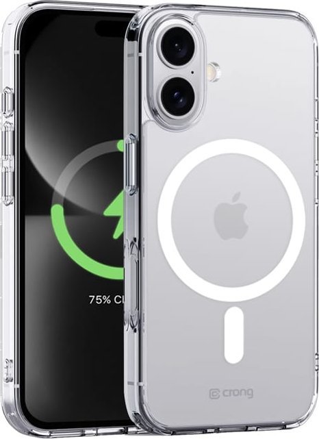 CRONG Průhledný kryt MAG iPhone 16 Plus MagSafe Case (průhledný)