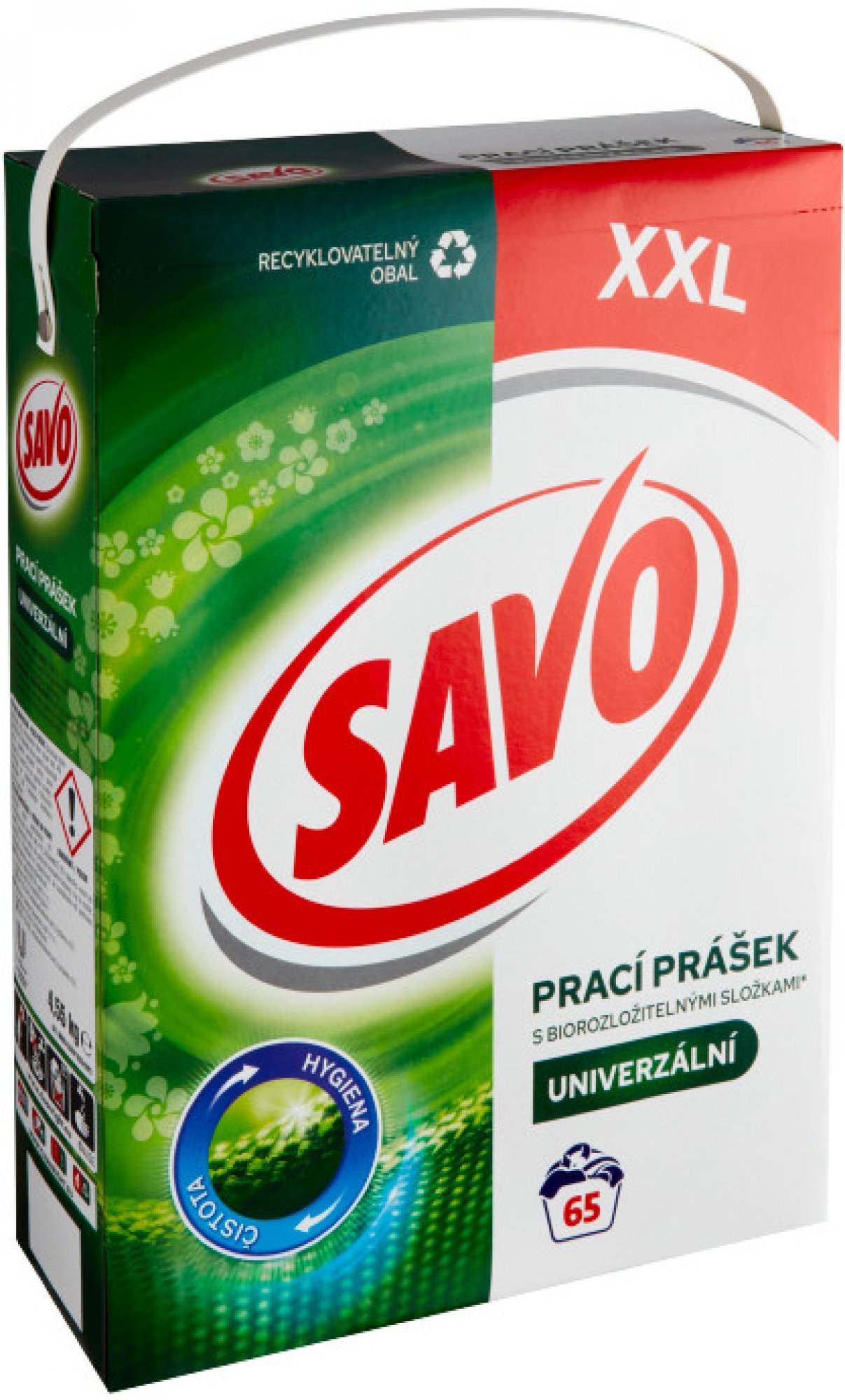 Savo Universal Prací prášek, 65 pracích dávek
