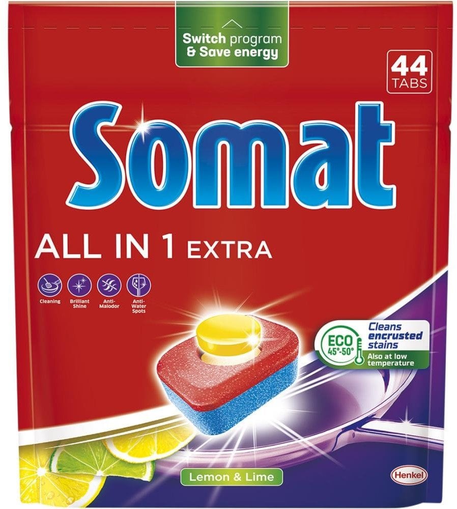Tablety do myčky All in One Lemon & Lime 46ks