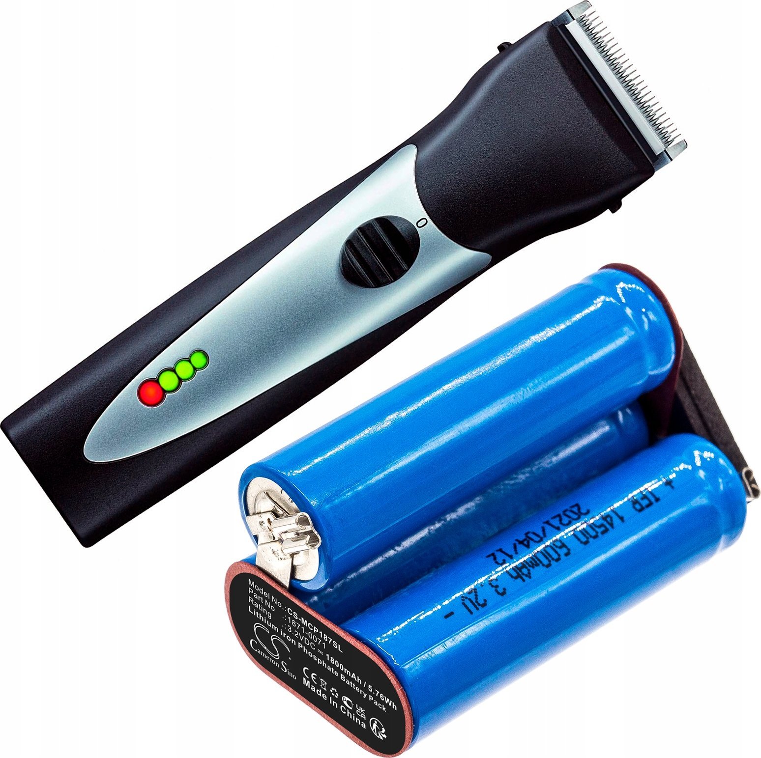 Cameron Sino Dobíjecí baterie Battery typ WM1871-7960 1871-0071 pro holicí strojky Wella Moser Ermila Bellina / CS-mcp187sl