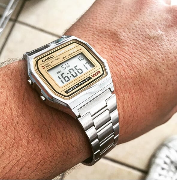 Casio A158WEA-9EF Unisex náramkové hodinky