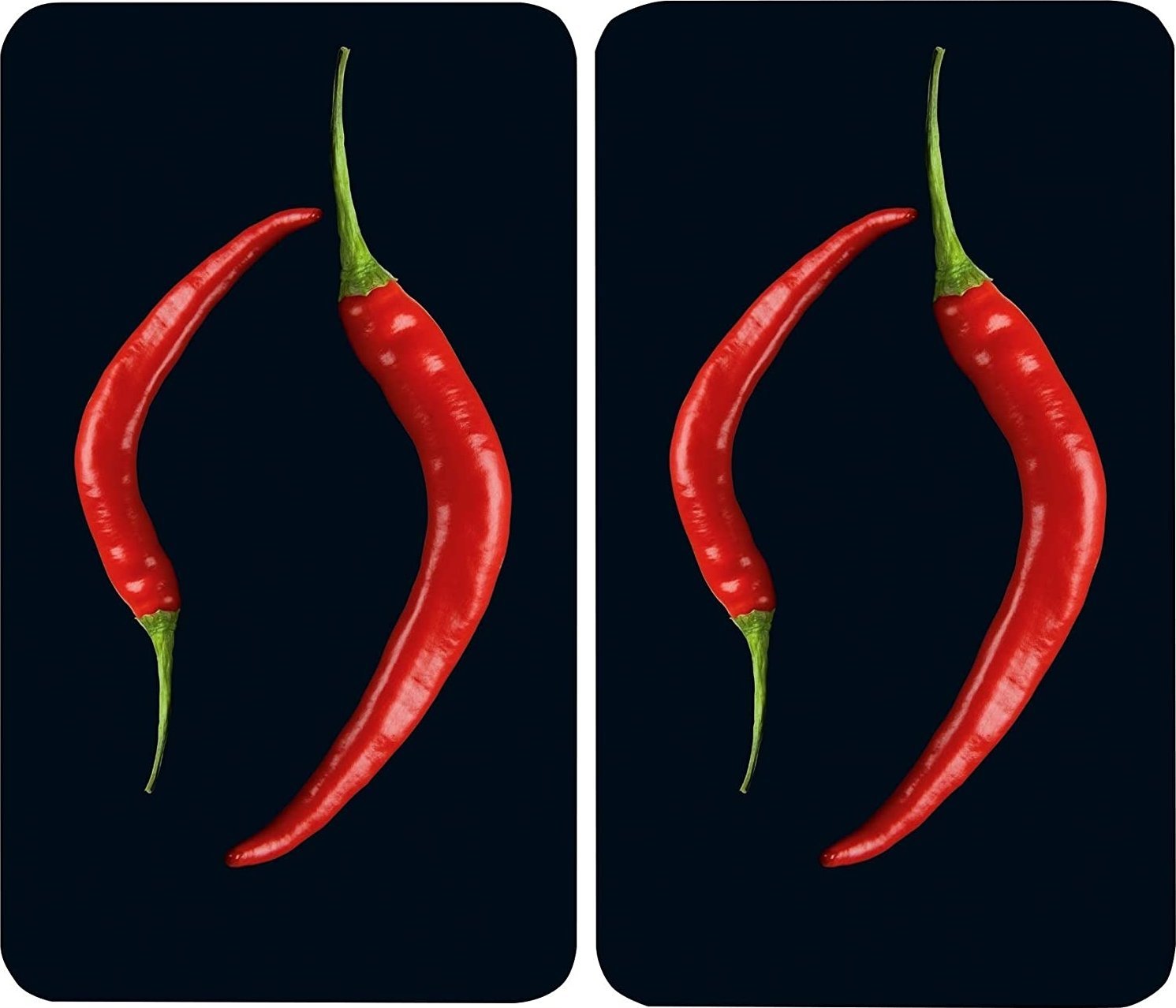 Wenko Ochranné desky na sporák, HOT CHILI DUO – 2 kusy, WENKO