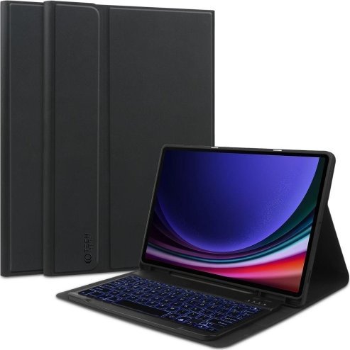 Tech-Protect  SC PEN + KLÁVESNICE GALAXY TAB S9 FE+ PLUS 12.4 X610 / X616B ČERNÁ