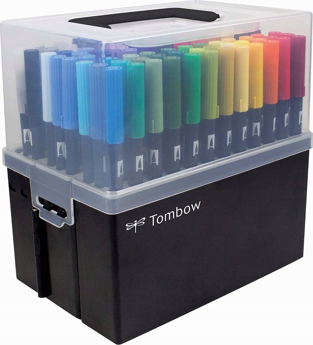 Organizér Tombow v sadě se 108 pery ABT Dual Brush