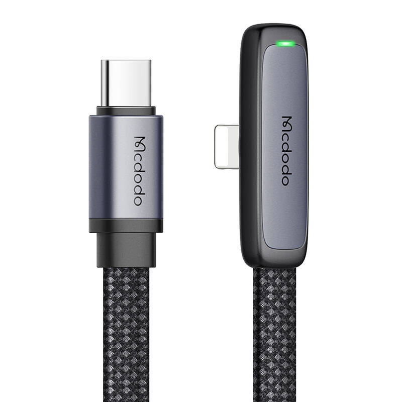 USB-C na bleskový angle cable Mcdodo CA-3351,1.8m (black)