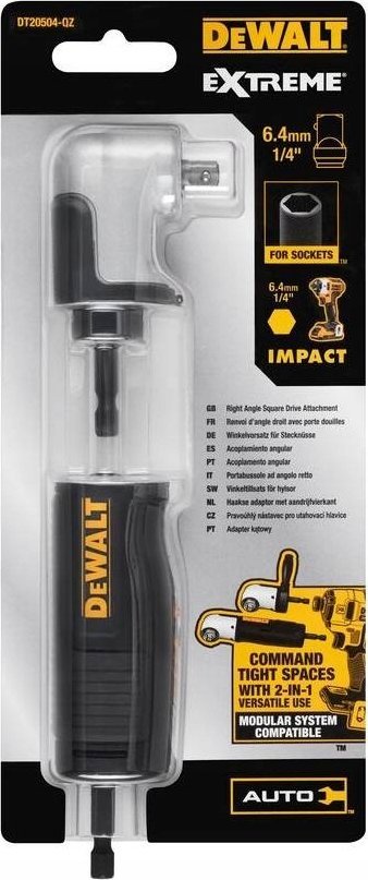 Dewalt DEWALT ÚHLOVÝ DRŽÁK BITŮ PRO 1/4 ČTERU