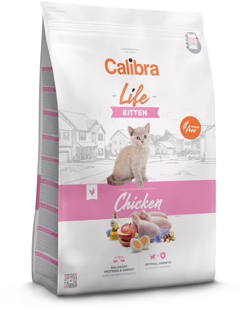Calibra Cat Life Kitten Chicken 6kg granule pro koťata