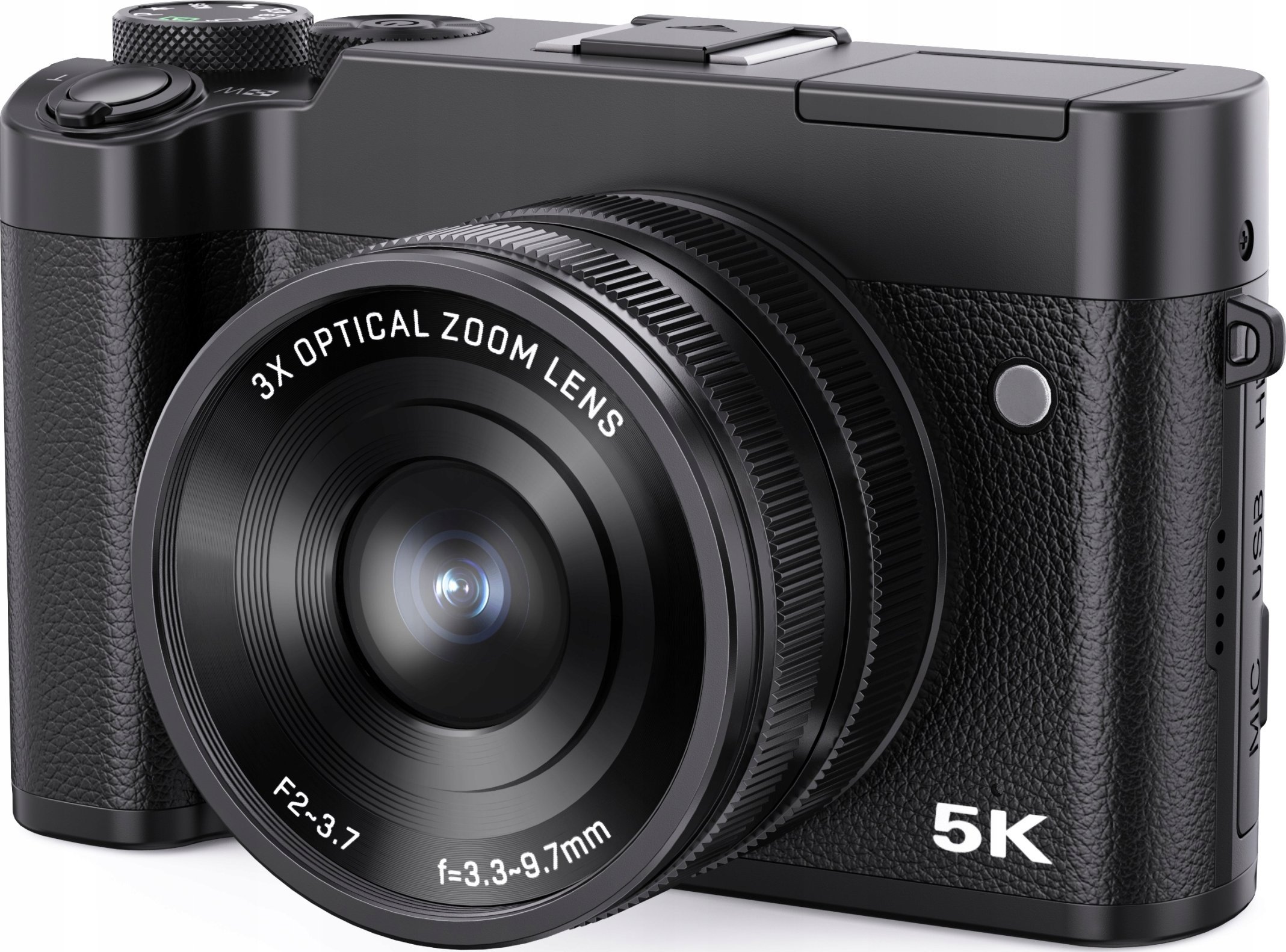 Digitální fotoaparát Xrec Digitální Vlog Fotoaparát 5k 64MP Xrec Bls-205x Wi-Fi 3x optický zoom Antishake / Bls-205x